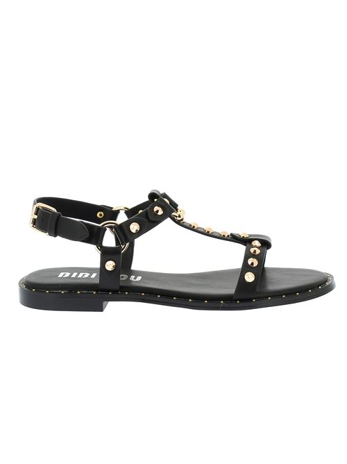 Dunia sandalo da donna in ecopelle nera BIBI LOU | 824Y